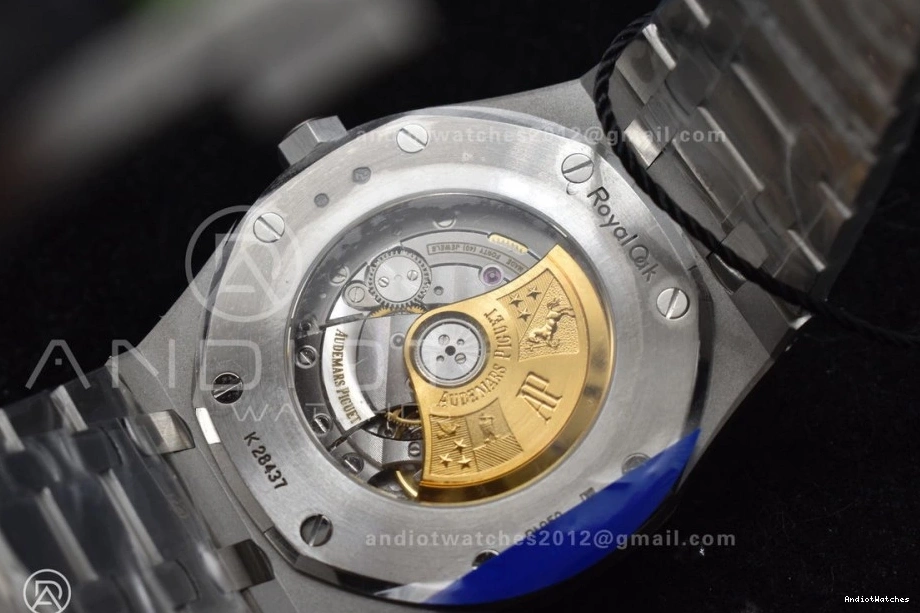 SS Versatile Frosted Bracelet 15400 1095 Edition A SS on ZF Blue Oak Royal Case 1:1 Best 41mm Dial Textured 1216